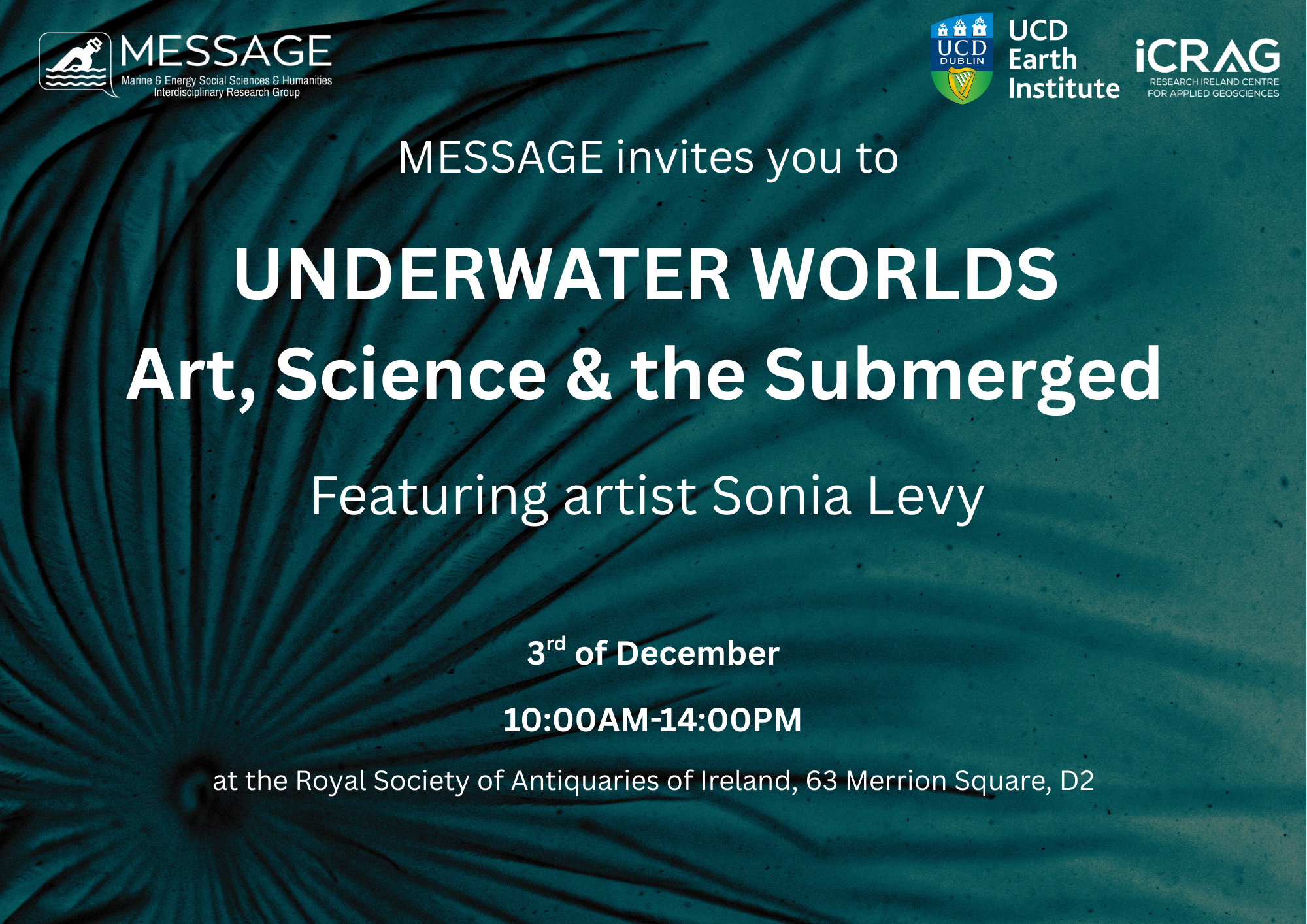 Immerse yourself in underwater ecosystems and narratives at upcoming MESSAGE event\n